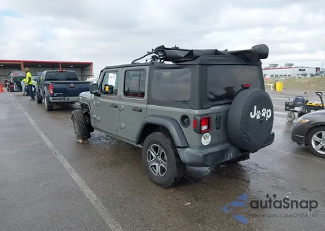 2018 Jeep Wrangler Unlimited Sport S 4X4 from USA, damaged, VIN 1C4HJXDG8JW259530